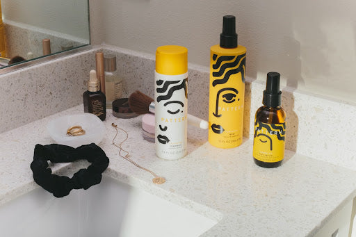 Curly hair styling products