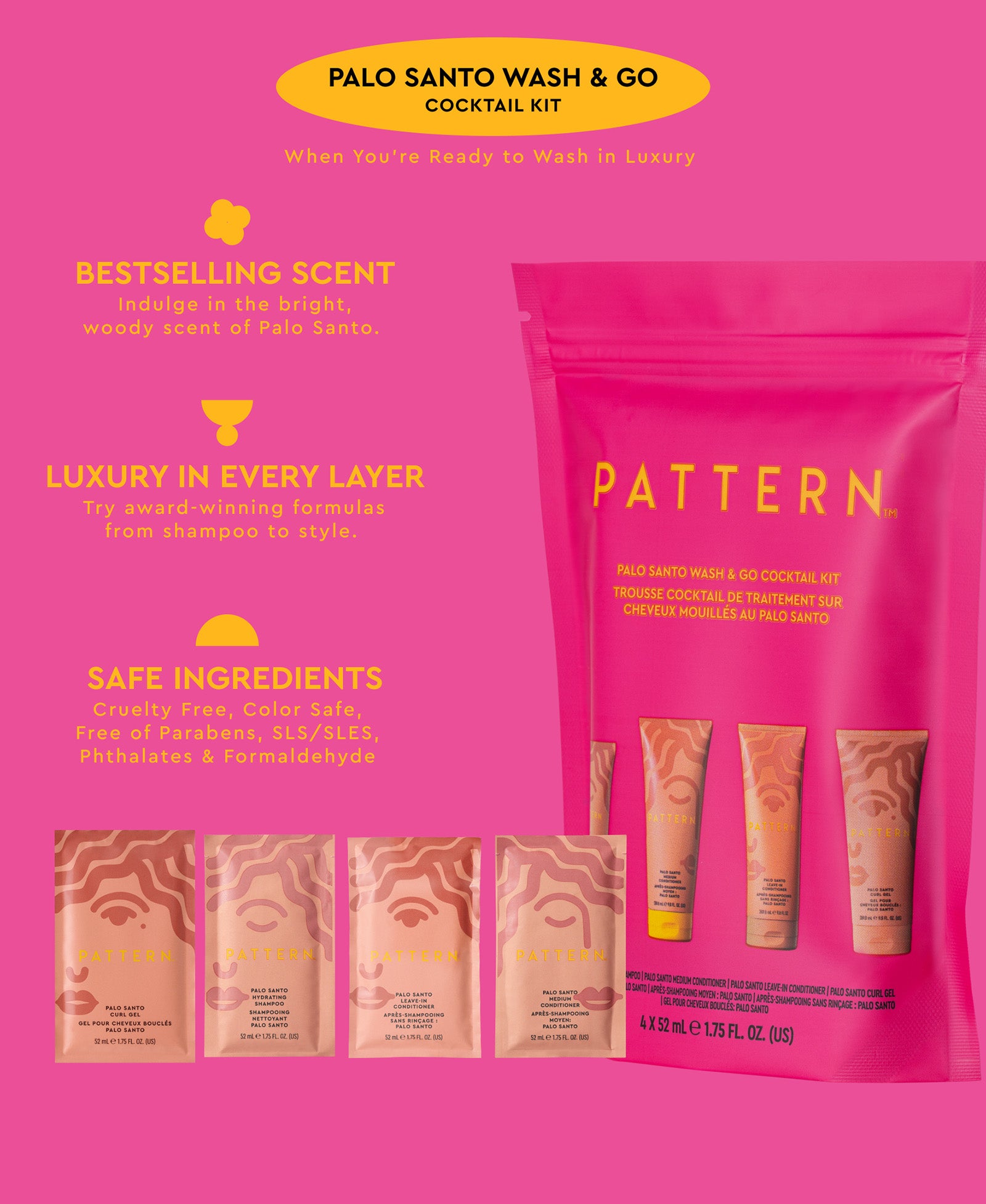 The Palo Santo Wash & Go Curl Kit