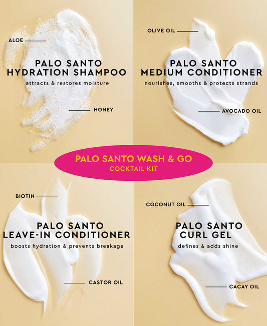 The Palo Santo Wash & Go Curl Kit