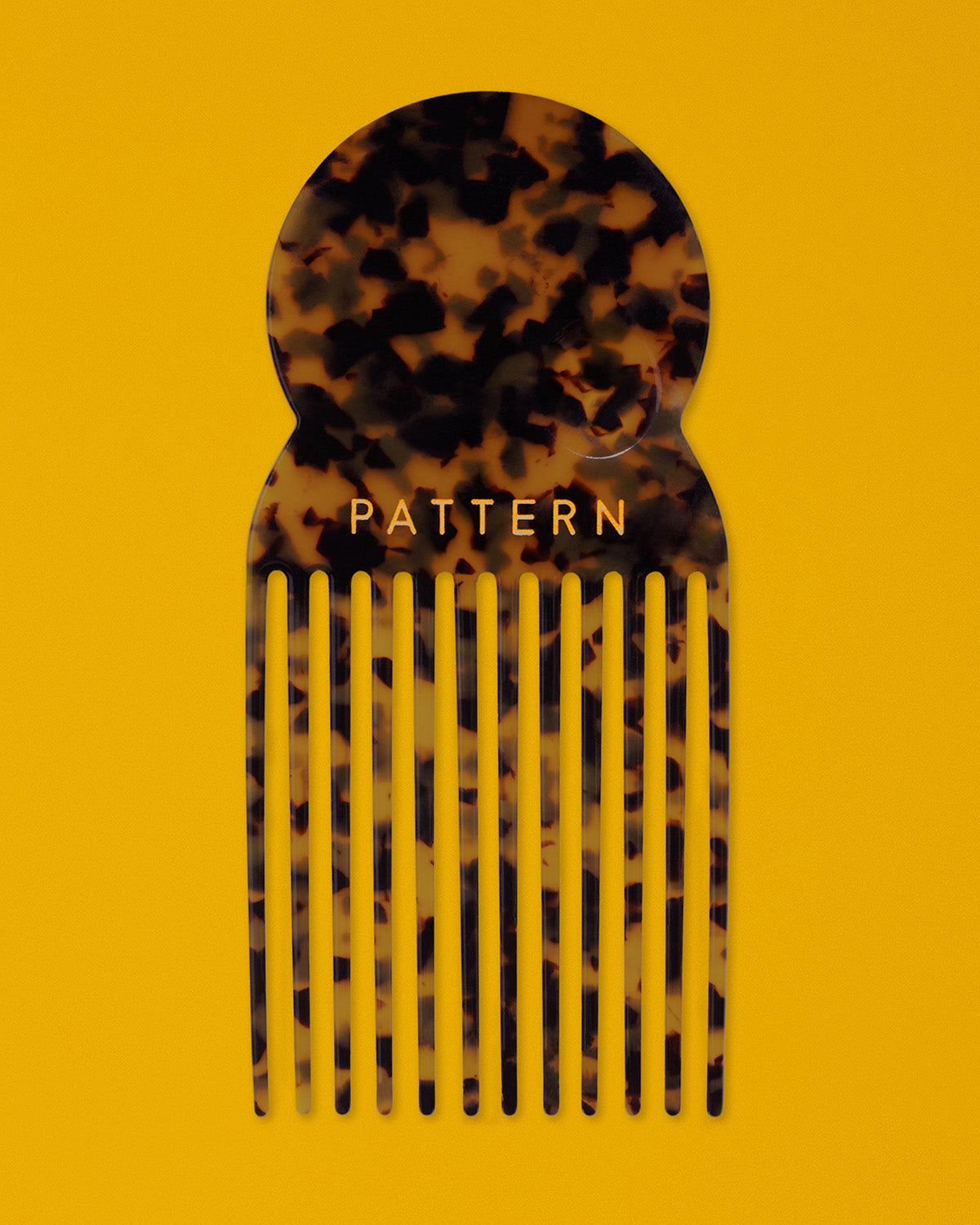 Afro Pick | Tortoise Shell Hair Comb | Pattern Beauty