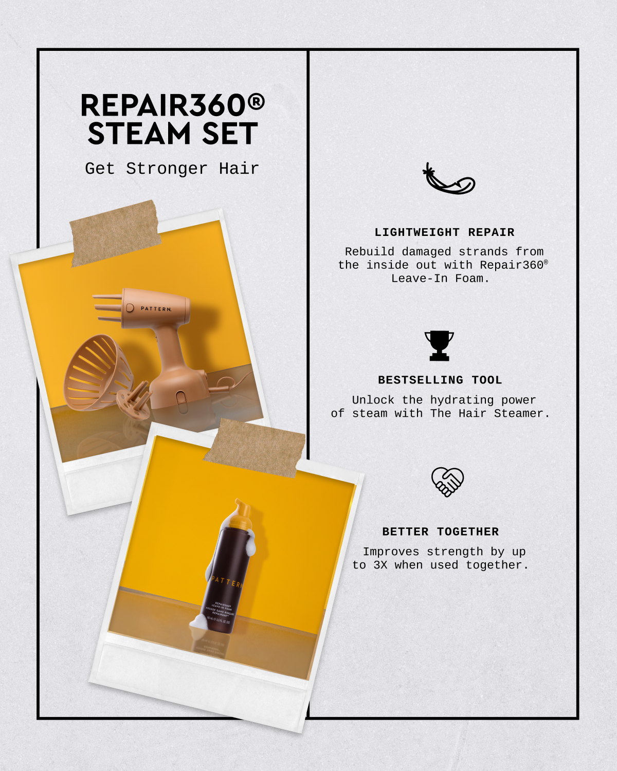 Repair360® Steam Set