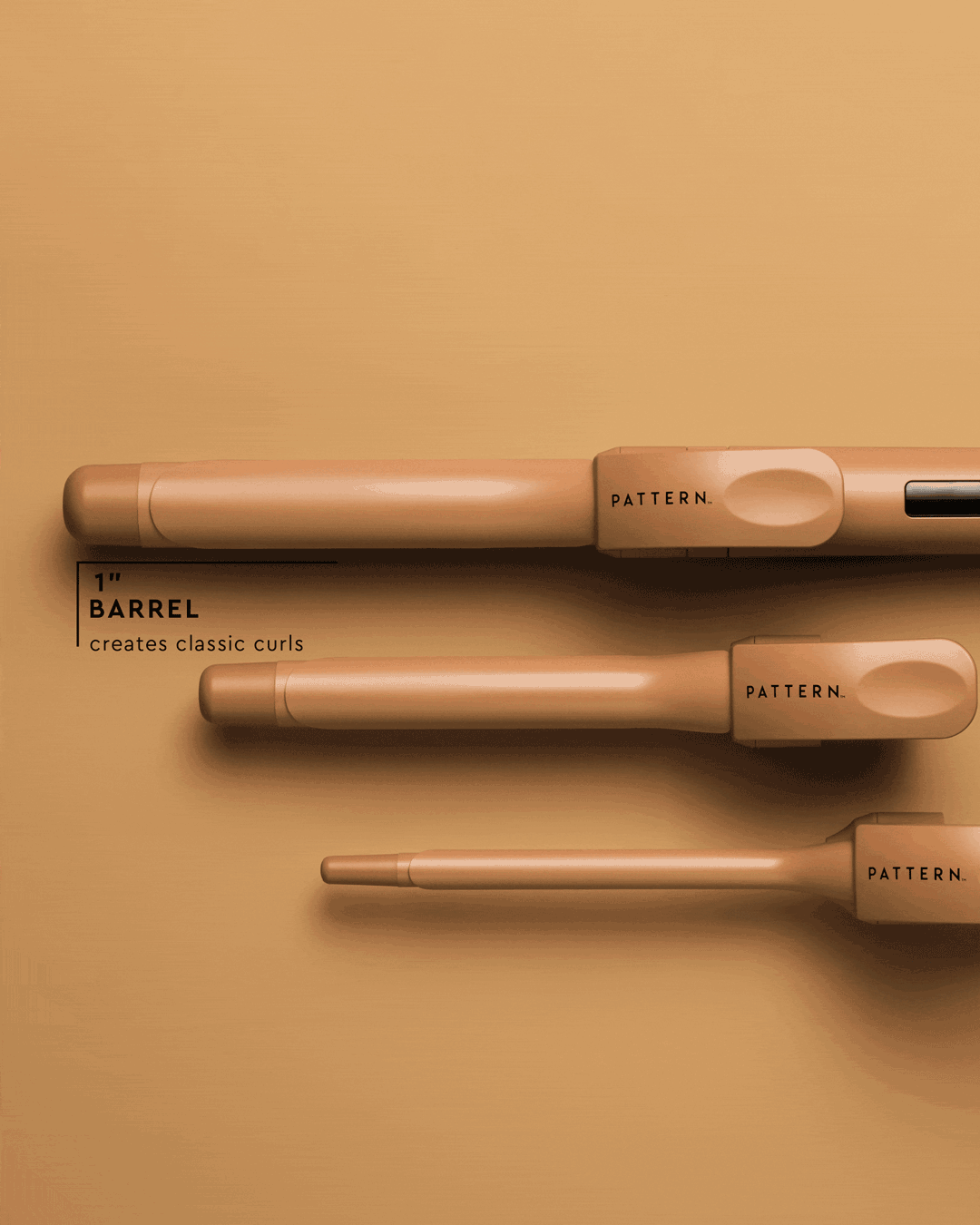 Interchangeable Ceramic Curling Iron for Curly Hair PATTERN