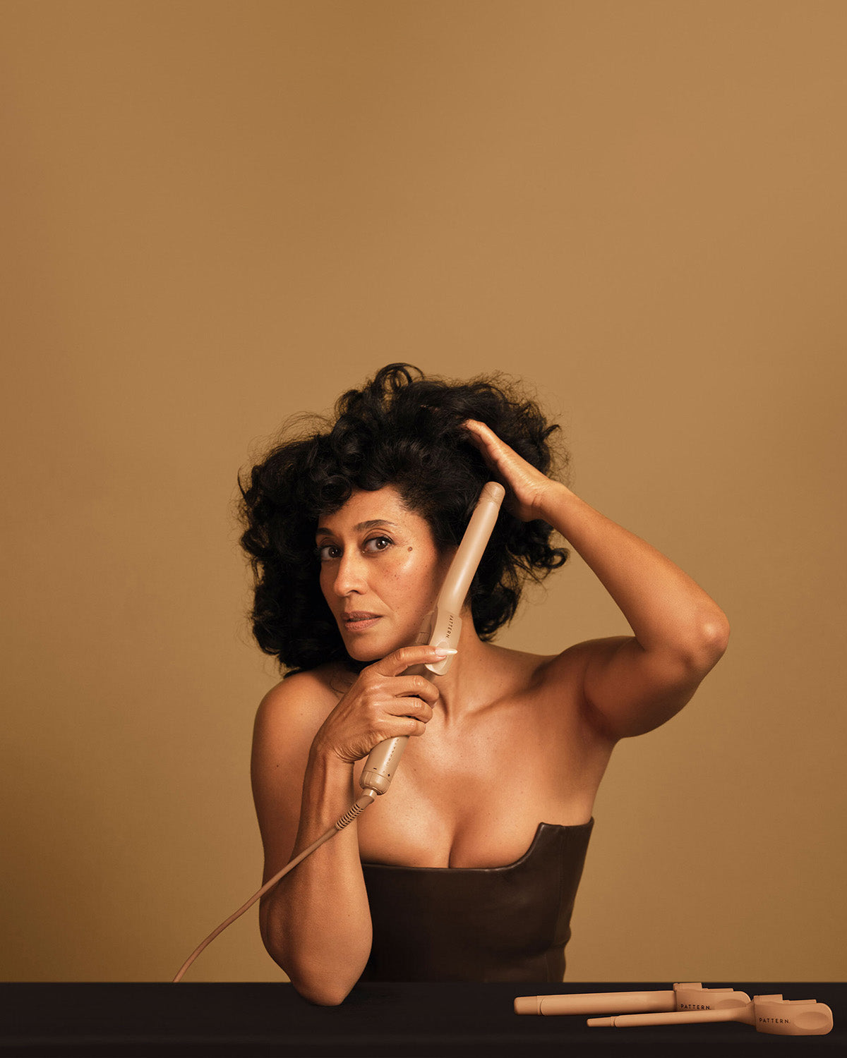 The Interchangeable curling iron