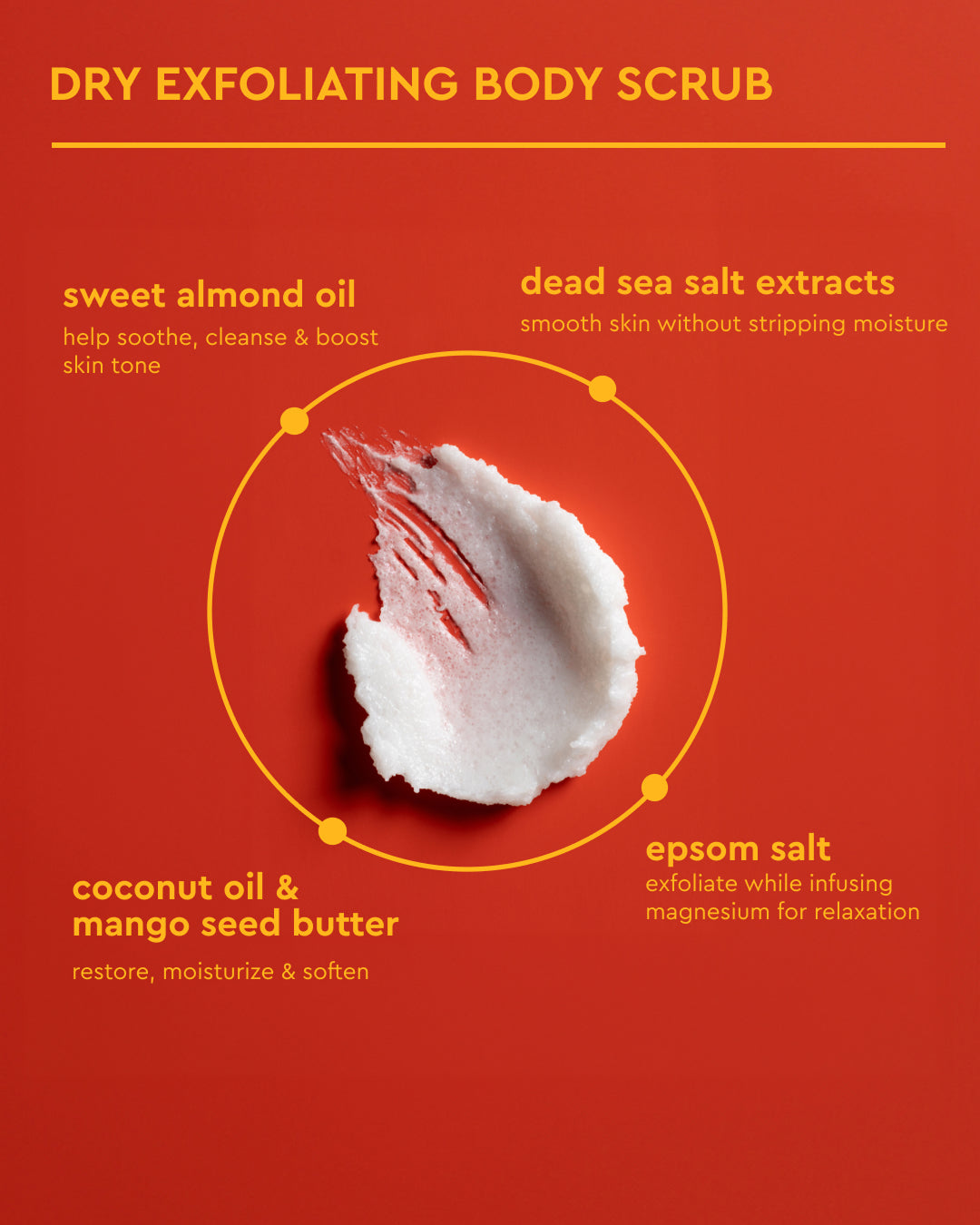 Dry Exfoliating Body Scrub - PATTERN Beauty by Tracee Ellis Ross dry exfoliating body scrub with sweet almond oil, dead sea salt, coconut oil, mango seed .