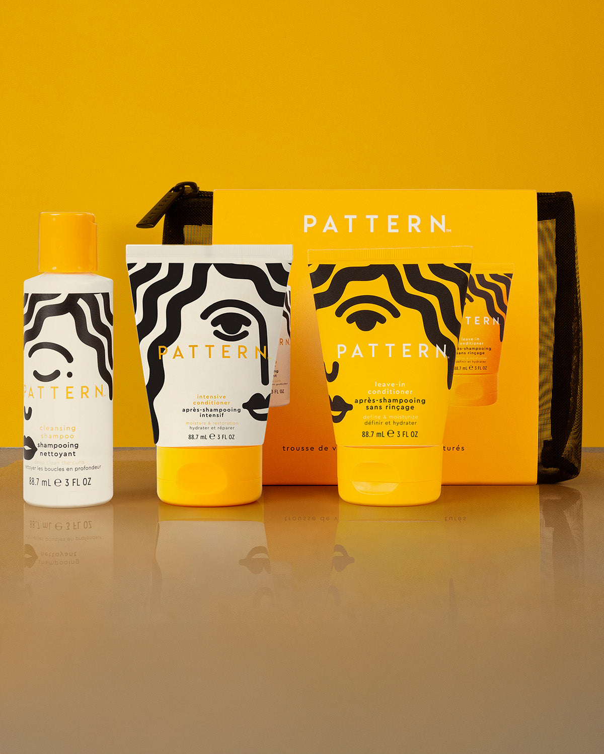 Pattern Texture Travel Kit Texture Travel Kit: Textured Hair Product Travel Bag | PATTERN ...