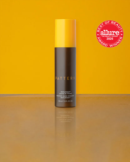 PATTERN
REPAIR360®
LEAVE-IN FOAM
MOUSSE SANS RINÇAGE
REPAIR360KC
165 mL e 5.5 FL. OZ. (US)