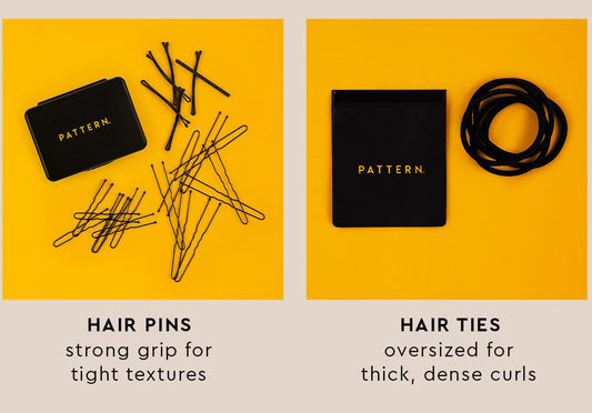 Free Gift! Curly Hair Ties & Hair Pins