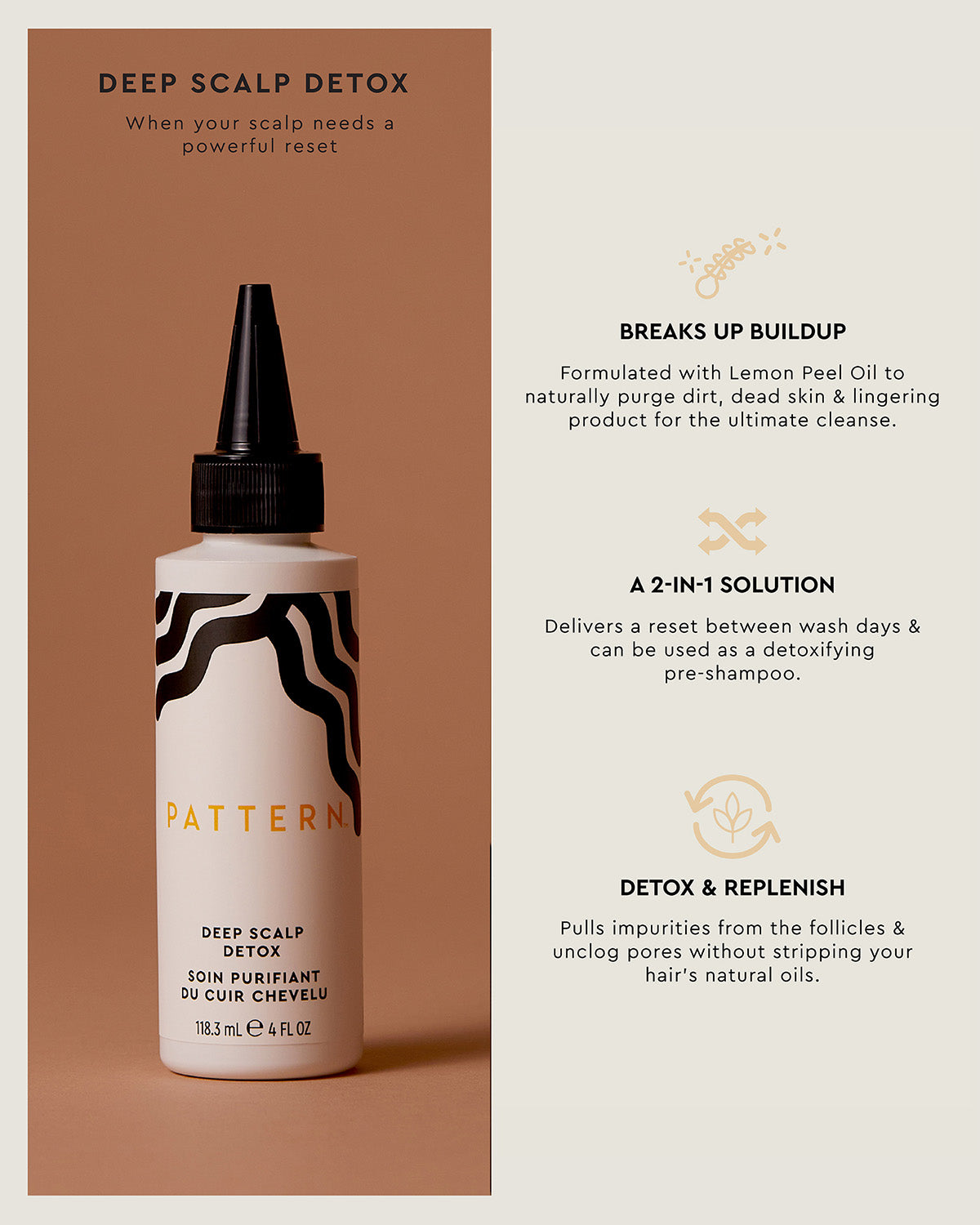 Deep Scalp Detox: Exfoliator & Cleanser for Curly Hair – Pattern