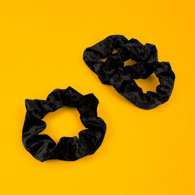 Velvet Scrunchies For Thick Hair (3pcs)