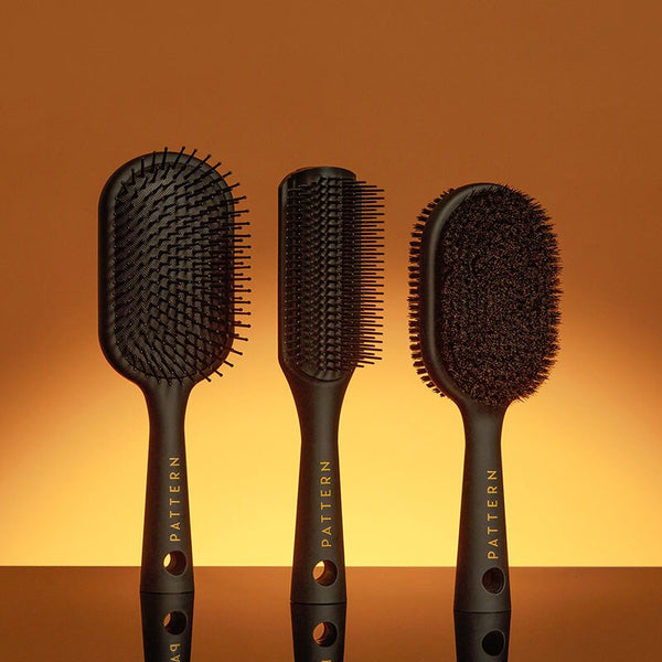 HeatResistant Paddle Brush for Curly Hair Pattern Beauty