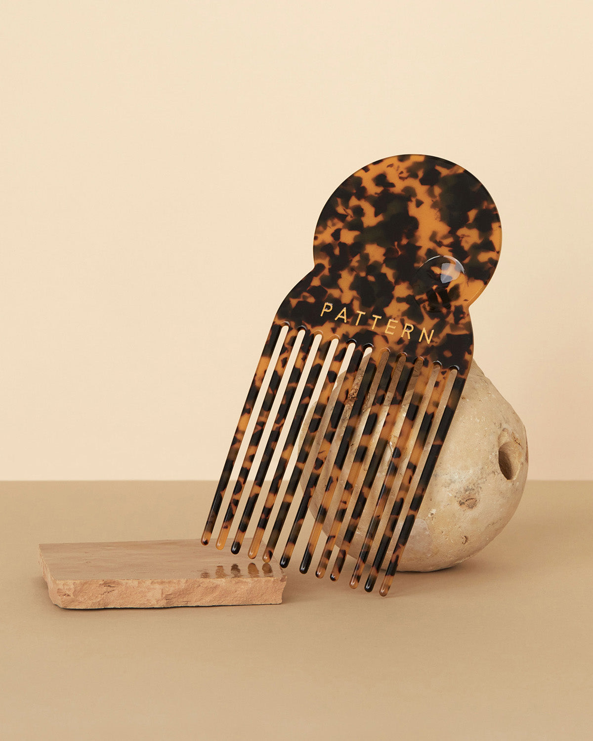 Afro Pick | Tortoise Shell Hair Comb | Pattern Beauty