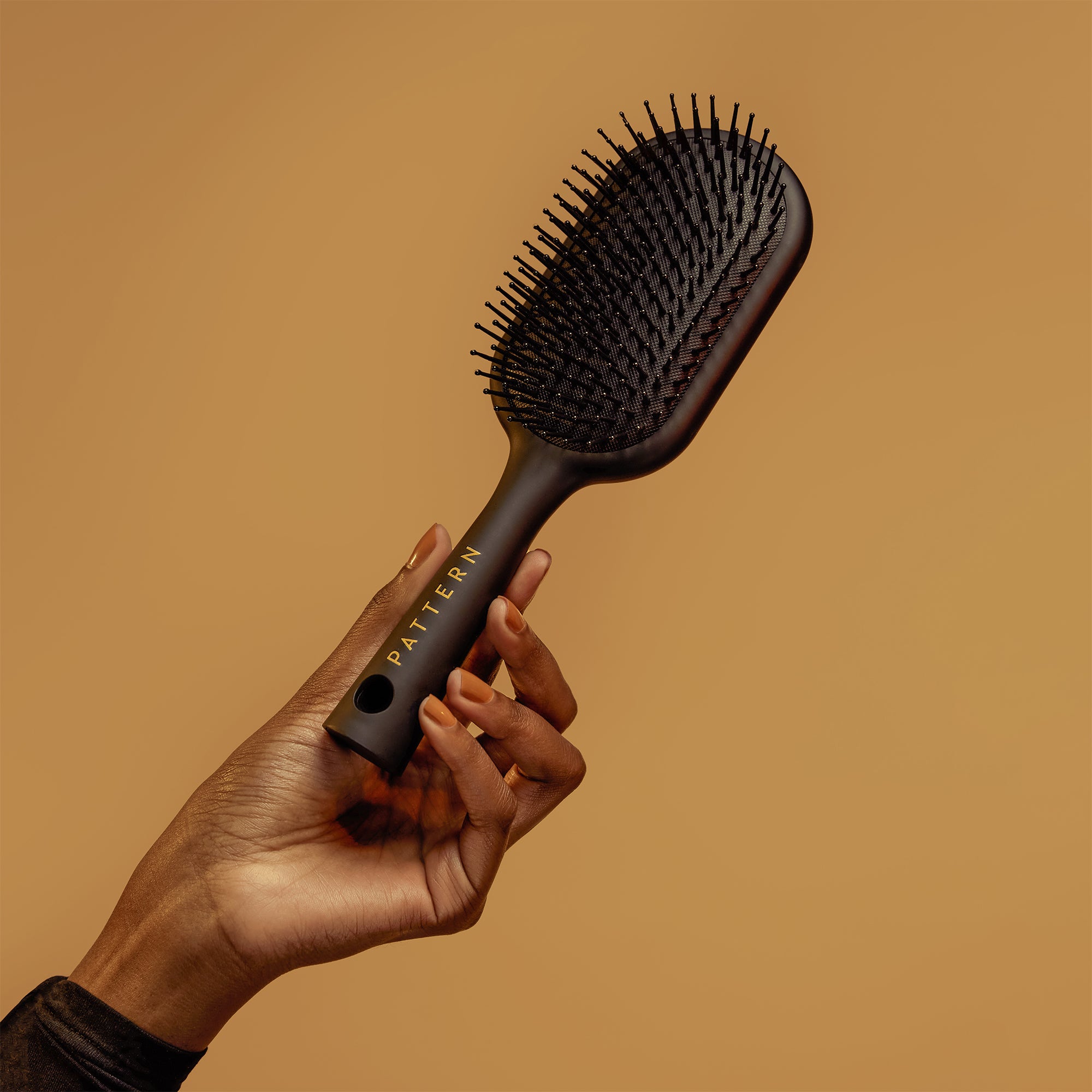 Heat Resistant Paddle Brush for Curly Hair Pattern Beauty